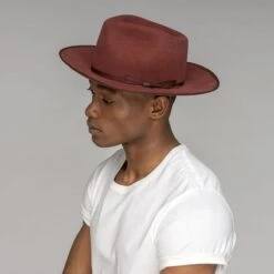 Colver - Bailey Stiff Brim Wool Felt Fedora Hat -Bailey Store 20001bh bailey of hollywood colver fedora ochre 9 4