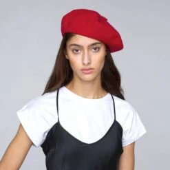 Modelaine - Kangol Wool Beret Hat -Bailey Store 3388bc kangol modelaine beret red av7 1