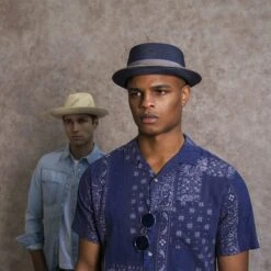 Carver - Bailey Straw Pork Pie Hat -Bailey Store 81739bh bailey of hollywood carver pork pie navy