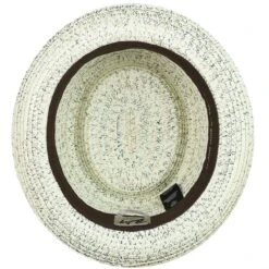 Larson - Bailey Straw Pork Pie Hat -Bailey Store 81742BH Bailey Of Hollywood Larson Pork Pie LINEN MULTI 5
