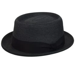 Waits - Bailey Straw Pork Pie Hat -Bailey Store 81810 BK001 MAIN 2