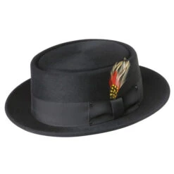 Jett - Bailey Snap Brim Pork Pie Wool Hat