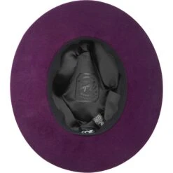 Godwin - Bailey Wool Velour Fedora Hat 10 Godwin - Bailey Wool Velour Fedora Hat -Bailey Store H 37189BH EGGPLANT 1