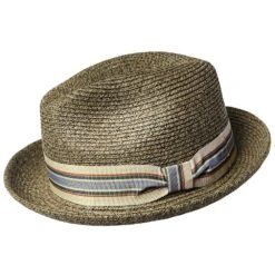 Salem - Bailey Poly Braid Toyo Straw Fedora Hat -Bailey Store H 81650 COCONUT 0a