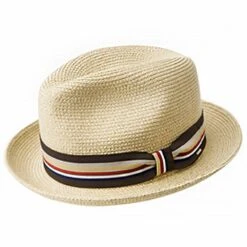 Salem - Bailey Poly Braid Toyo Straw Fedora Hat -Bailey Store H 81650 NAT 0a
