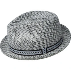 Mannes - Previous Season Colors Bailey Poly Braid Toyo Straw Trilby Hat -Bailey Store H 81690 GREY f710d013 4f48 49b4 9945 39739313aca7