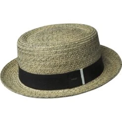 Larson - Bailey Straw Pork Pie Hat -Bailey Store H 81742 NATURAL