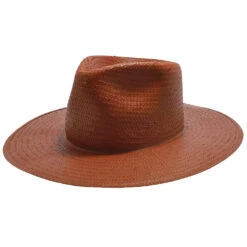 Geraldine - Betmar Paper Straw Fedora Hat -Bailey Store H B2001H BRN 0a