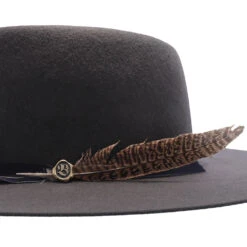 Biltmore Moon Stone Wool Wide Brim Fedora Hat -Bailey Store H BF03FG GRANITE 3a