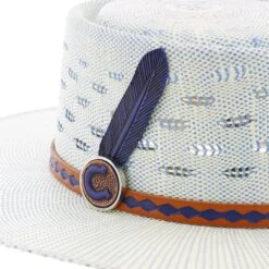 Blue Roan - Charlie 1 Horse Bolero Straw Hat - CSBLRN -Bailey Store H CSBLRN 4