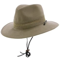 Front Page 40 Safari Master - Dobbs Cotton Twill Safari Hat - DCSFMS