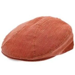 Vierra Dobbs Linen Blend Flat Cap -Bailey Store H DCVIRA ORANGE