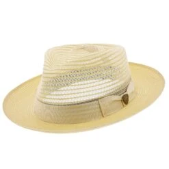 Dobbs Golden Coast Vented Milan Straw Fedora Hat -Bailey Store H DSGDCS 0
