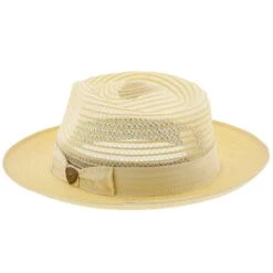 Dobbs Golden Coast Vented Milan Straw Fedora Hat -Bailey Store H DSGDCS 3