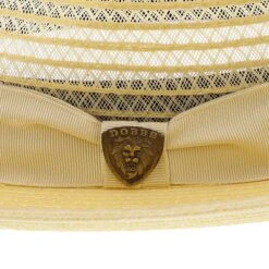 Dobbs Golden Coast Vented Milan Straw Fedora Hat -Bailey Store H DSGDCS 5