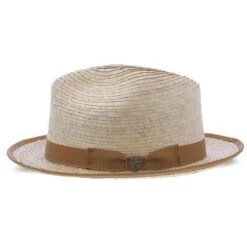 Mateo Dobbs Raffia Trilby Hat -Bailey Store H DSMATO PALM 3a