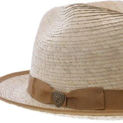 Mateo Dobbs Raffia Trilby Hat -Bailey Store H DSMATO PALM 5a