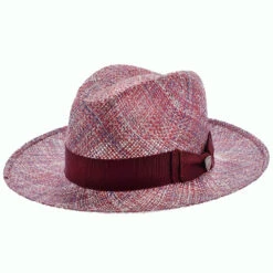 Summertime Stroll - Dobbs Straw Fedora Hat (Limited Edition) -Bailey Store H DSSMTS MAROON 0a 24297267 1ebd 4e3f 9bbb 2d229c793653