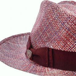 Summertime Stroll - Dobbs Straw Fedora Hat (Limited Edition) -Bailey Store H DSSMTS MAROON 3a