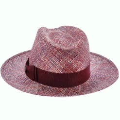 Summertime Stroll - Dobbs Straw Fedora Hat (Limited Edition) -Bailey Store H DSSMTS MAROON 5a