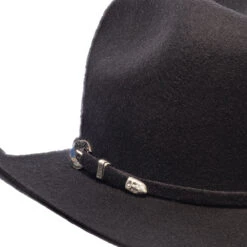 Biltmore Justin 3X Americana Wool Felt Western Hat -Bailey Store H JFAMER BLK 4a