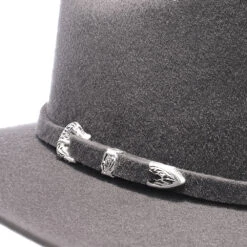 Biltmore Justin 3X Denton Wool Felt Western Hat -Bailey Store H JFDNT2 SMOKE 5a