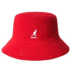 Kangol Bermuda Cotton Bucket Hat -Bailey Store H K3050ST SCARLET