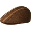 Kangol Birds Eye Stripe 507 Cotton Flat Cap