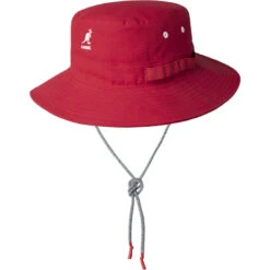 Kangol Utility Cords Jungle Cotton Bucket Hat -Bailey Store H K5302 RED