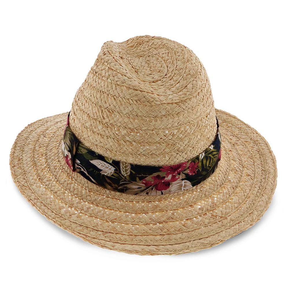 Maui - H-MR207 - Scala 100% Raffia Straw Safari Hat 4 Maui - H-MR207 - Scala 100% Raffia Straw Safari Hat - Image 4