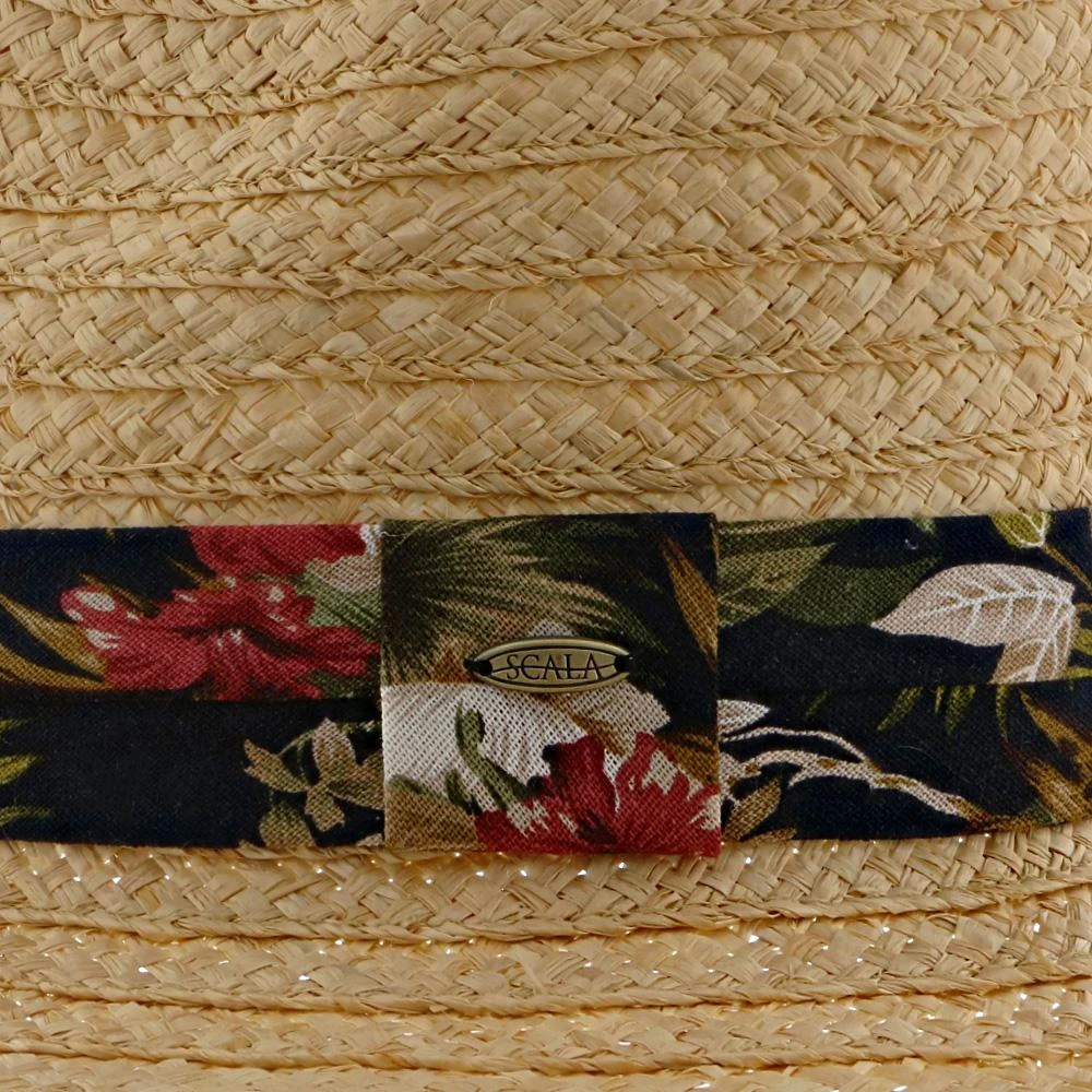Maui - H-MR207 - Scala 100% Raffia Straw Safari Hat 6 Maui - H-MR207 - Scala 100% Raffia Straw Safari Hat - Image 6