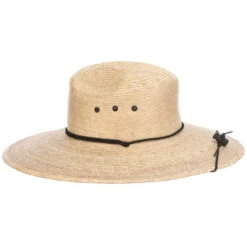 Tradewinds - Dorfman Pacific Packable Braided Palm Fiber Lifeguard Wide Brim Hat -Bailey Store H MS462 NAT 1