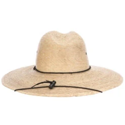 Tradewinds - Dorfman Pacific Packable Braided Palm Fiber Lifeguard Wide Brim Hat -Bailey Store H MS462 NAT 2