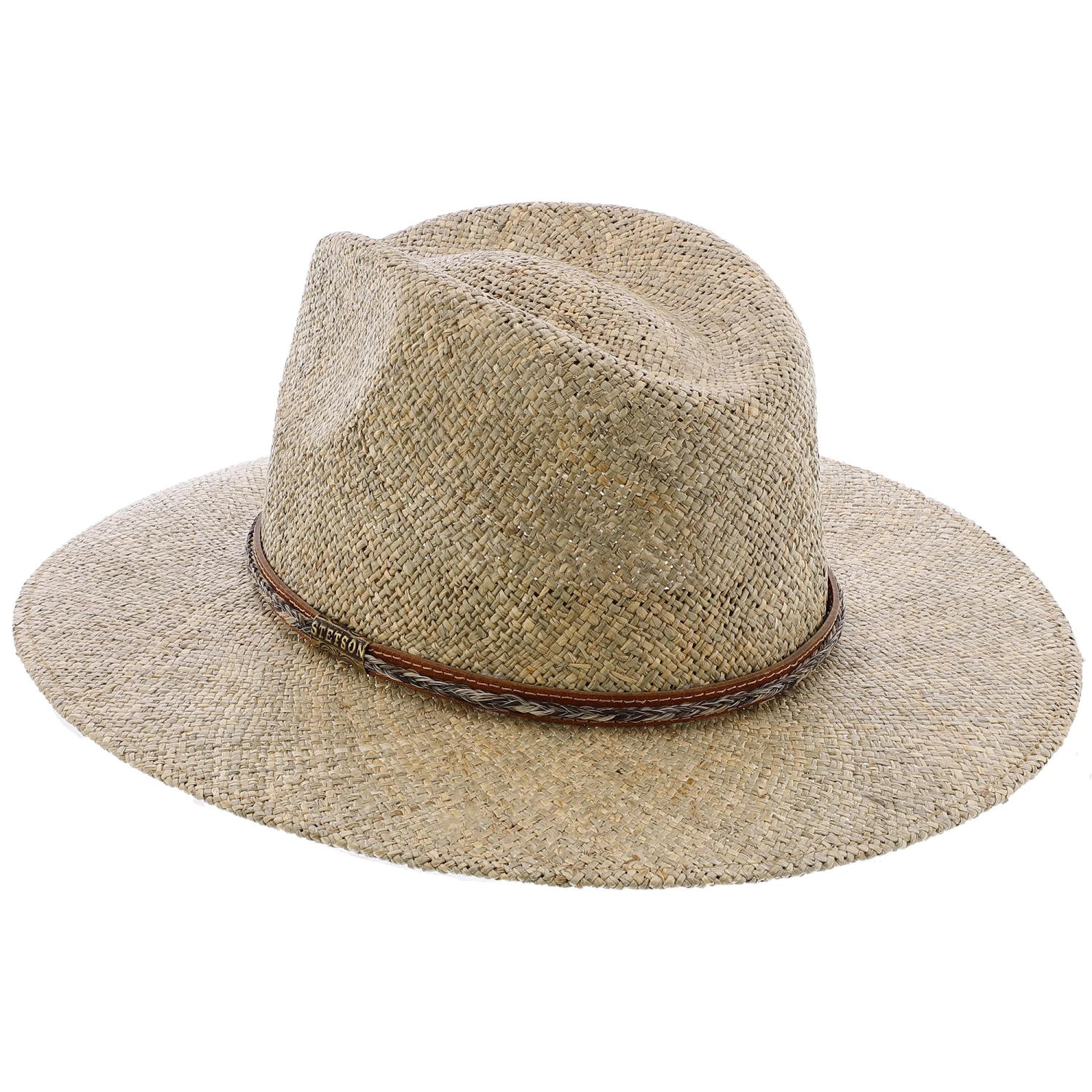 Dunraven - Stetson Seagrass Straw Fedora Hat - OSDNRV 5 Dunraven - Stetson Seagrass Straw Fedora Hat - OSDNRV - Image 5