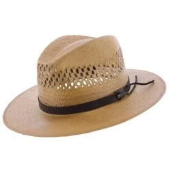Peak View - Stetson Vented Shantung Straw Outdoor Hat - OSPKVW