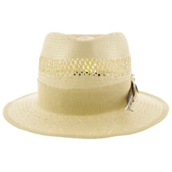 San Francisco - Stacy Adams Toyo Fedora Hat -Bailey Store H SA664 BEIGE 1
