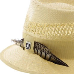 San Francisco - Stacy Adams Toyo Fedora Hat -Bailey Store H SA664 BEIGE 4
