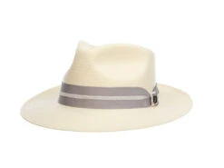 Bennett - Stacy Adams Toyo Straw Fedora Hat -Bailey Store H SA678 WHITE 0