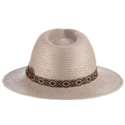 West - Santana Straw Fedora Hat -Bailey Store H SAN381 GREY 4a