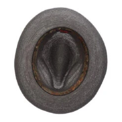 Avant Garde - Santana Natural Hemp Braid Straw Fedora Hat -Bailey Store H SAN715 GREY 3edit