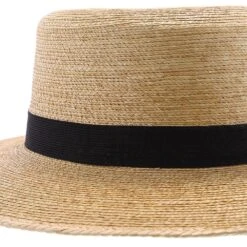 Oak Bolero - Natural Hand Woven Guatemalan Palm Hat -Bailey Store H SB106 OAK05