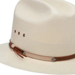 Grant T - Stetson Shantung Straw Western Hat -Bailey Store H SSGRNT NAT 4a