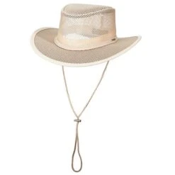 Stetson Mesh Covered Nylon Safari Gambler Hat -Bailey Store H STC205 CLAY 01