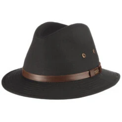 Gable - Stetson Khaki Cotton Blend Water Repellent Safari Hat - STC61 -Bailey Store H STC61 BLK 0