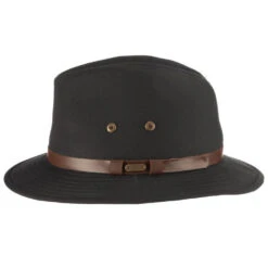 Gable - Stetson Khaki Cotton Blend Water Repellent Safari Hat - STC61 -Bailey Store H STC61 BLK 1