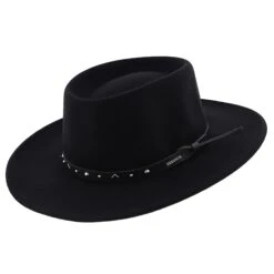 Black Hawk - Stetson Felt Gambler Hat - SWBKHK