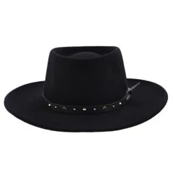 Black Hawk - Stetson Felt Gambler Hat - SWBKHK -Bailey Store H SWBKHK BLACK 1