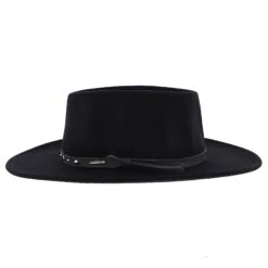 Black Hawk - Stetson Felt Gambler Hat - SWBKHK -Bailey Store H SWBKHK BLACK 2