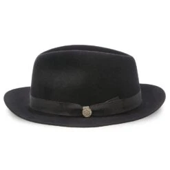 Stetson Keane Fur Felt Fedora Hat 27 Stetson Keane Fur Felt Fedora Hat -Bailey Store H TFKEAN BLK 3d