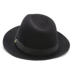 Stetson Keane Fur Felt Fedora Hat 29 Stetson Keane Fur Felt Fedora Hat -Bailey Store H TFKEAN BLK 4d